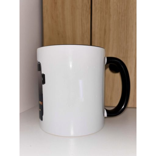 BPO-569 bögre - Front nézet - Fekete