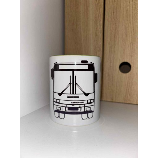 BPO-569 bögre - Front nézet /2D - Grafikus/- Zöld