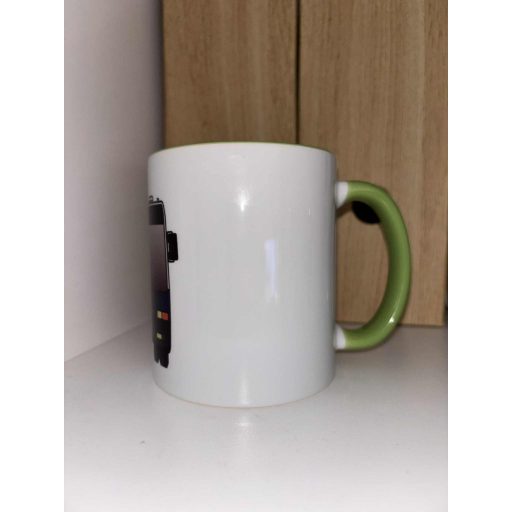 BPO-569 bögre - Front nézet - Zöld