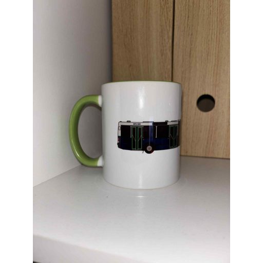 BPO-569 bögre - Oldal nézet - Zöld