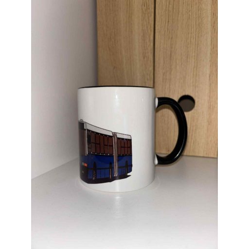 DKV Retró-Feszt bögre - Fekete