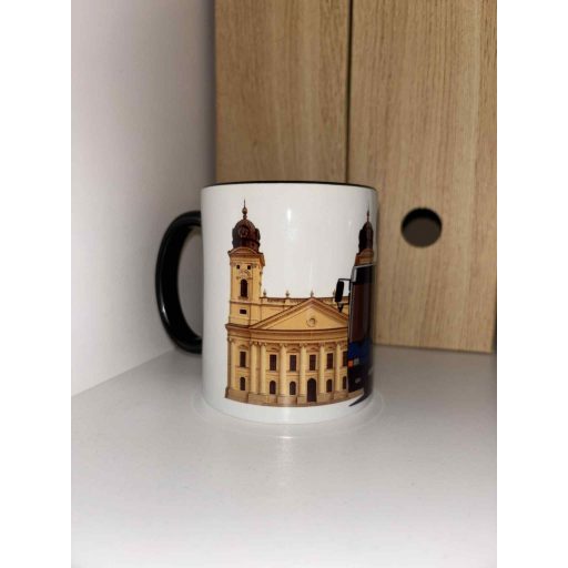 DKV Retró-Feszt bögre - Fekete