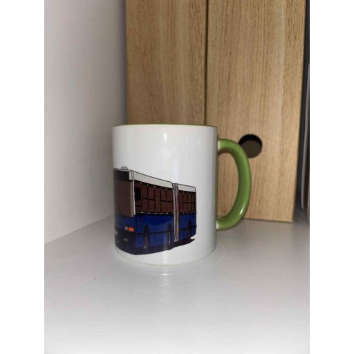 DKV Retró-Feszt bögre - Zöld