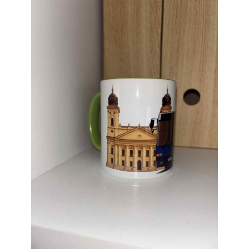 DKV Retró-Feszt bögre - Zöld