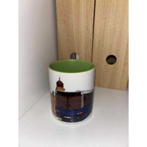 DKV Retró-Feszt bögre - Zöld