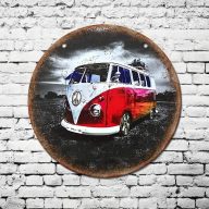 Alumínium fali tábla (Lakóbusz)