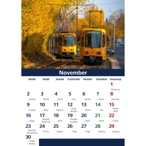 Fali Naptár - 2026 - A3